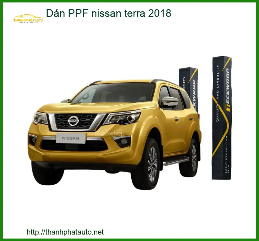 Dán Phim PPF Bảo Vệ Sơn Nissan Terra 2018 - Trung Tâm Thi Công Cao Cấp TPHCM