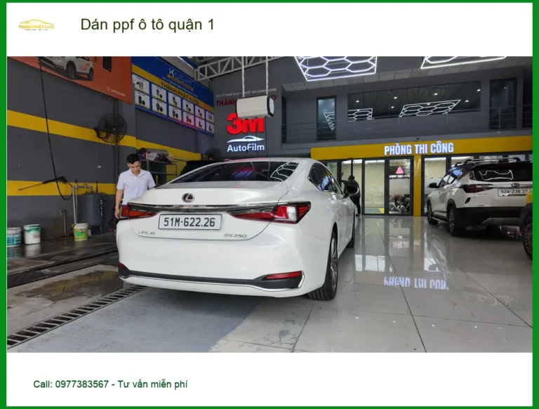 Địa Chỉ Dán PPF Ô Tô ppf ô tô quận 1 - Thi Công Chuyên Nghiệp