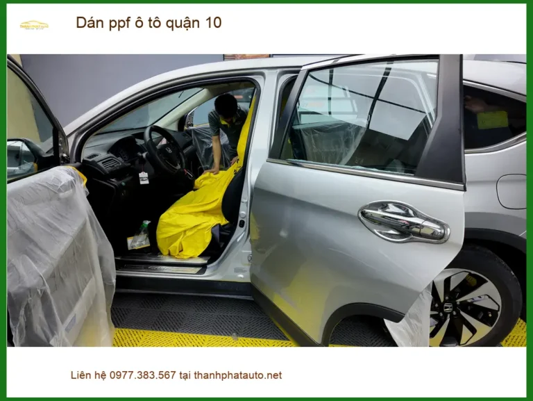 Dịch Vụ Thi Công Dán PPF Ô Tô ppf ô tô quận 10 - Lắp Đặt Uy Tín TPHCM