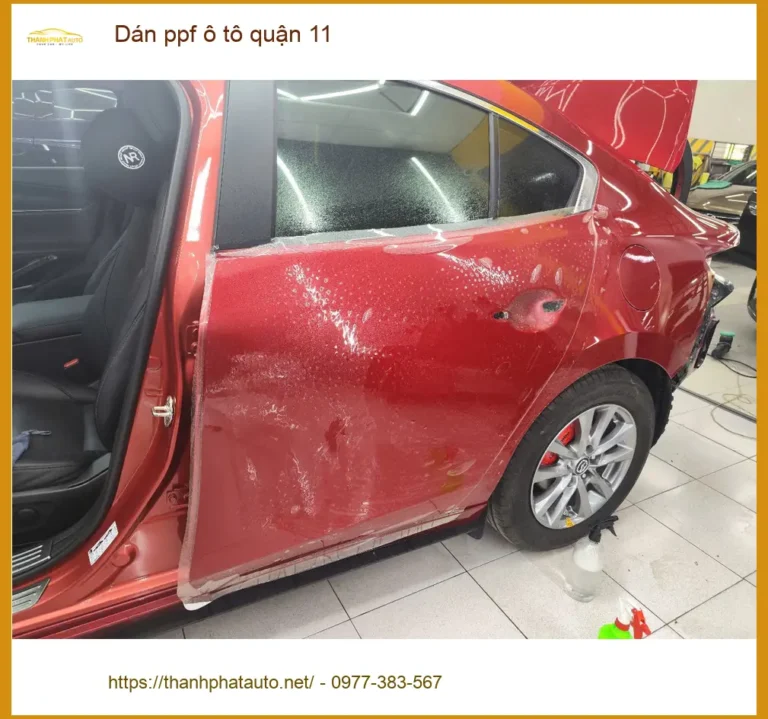 Địa Chỉ Thi Công Dán PPF Ô Tô ppf ô tô quận 11 - Lắp Đặt Uy Tín TPHCM