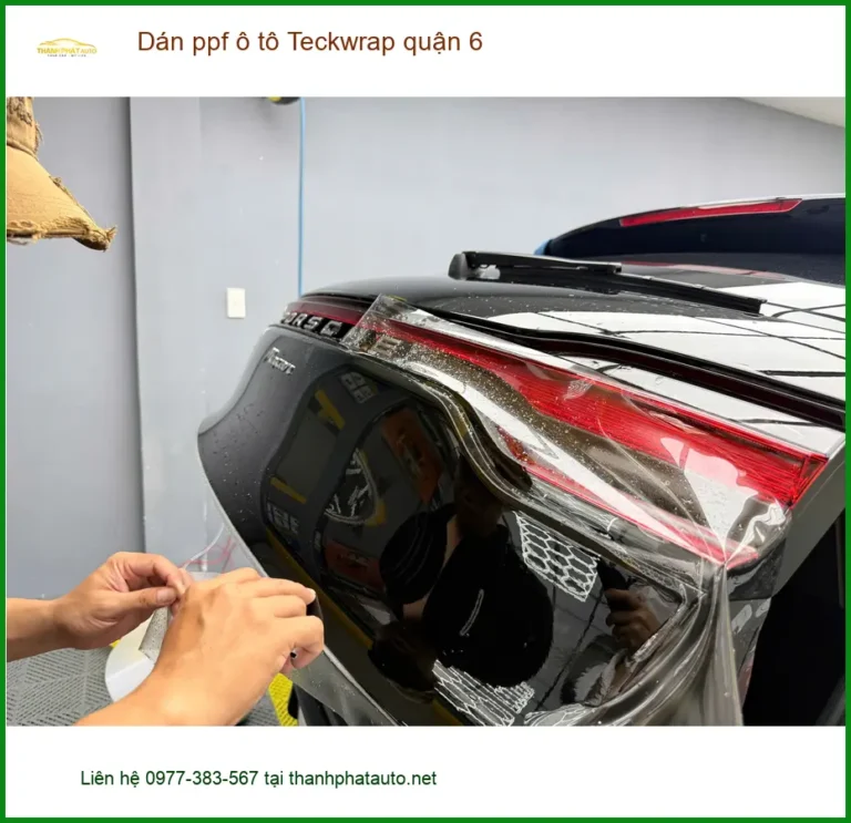 Trung Tâm Thi Công Dán PPF Ô Tô ppf ô tô Teckwrap quận 6 - Giá Tốt TPHCM