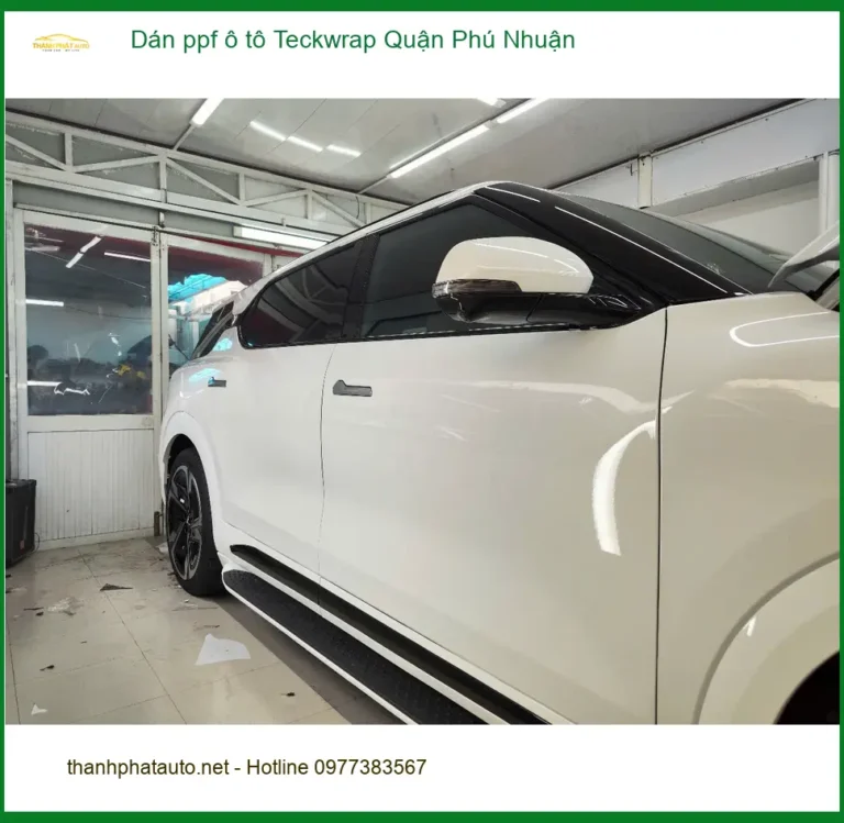 Trung Tâm Dán PPF Ô Tô ppf ô tô Teckwrap Quận Phú Nhuận - Thi Công Chuyên Nghiệp