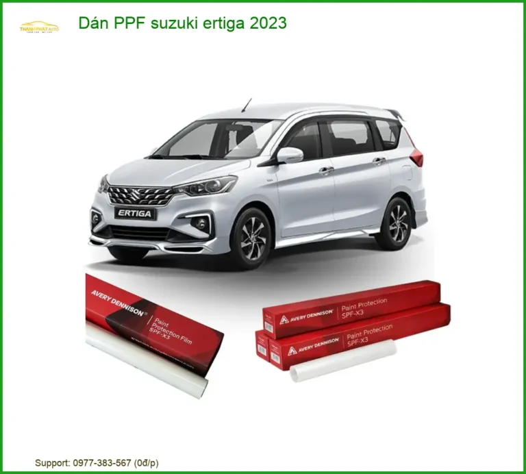 Dán PPF Suzuki Ertiga 2023 - Trung Tâm Thi Công Chính Hãng Cao Cấp TPHCM