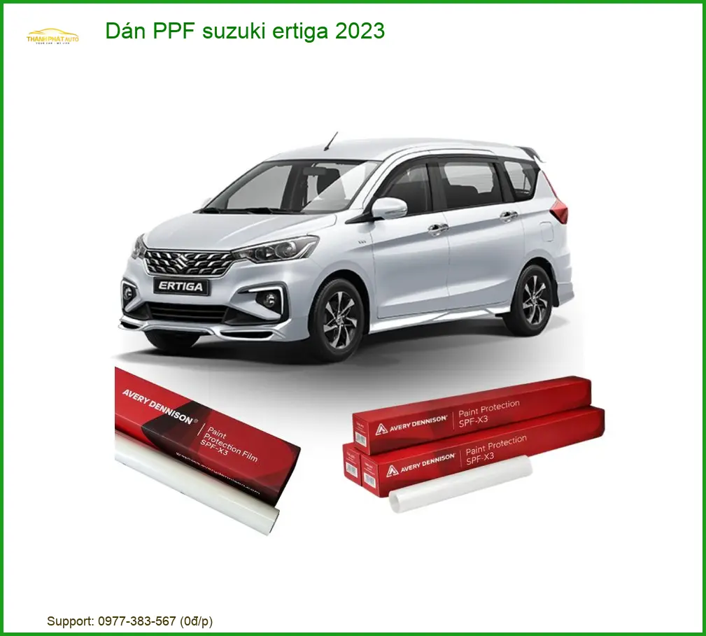Dán PPF Suzuki Ertiga 2023 - Trung Tâm Thi Công Chính Hãng Cao Cấp TPHCM