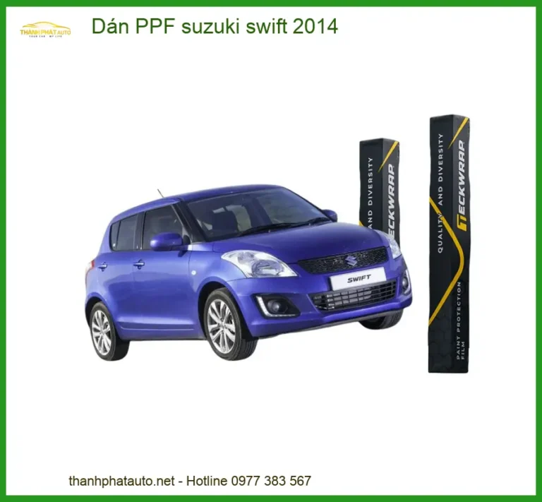 Dán PPF Bảo Vệ Sơn Xe Suzuki Swift 2014 - Địa Chỉ Lắp Đặt Uy Tín TPHCM