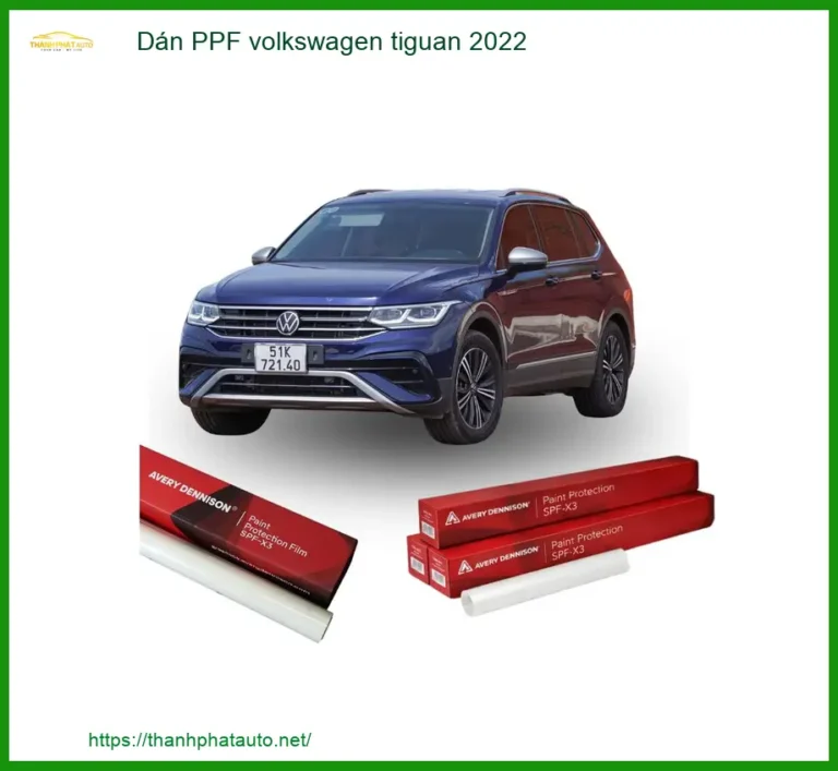 Dán PPF Volkswagen Tiguan 2022 - Trung Tâm Lắp Đặt Chính Hãng TPHCM