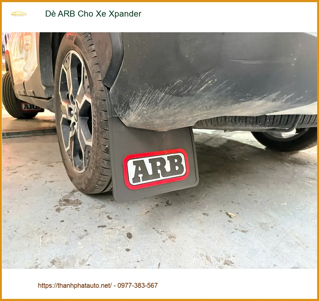 Anh Khải lắp Dè ARB cho xe Xpander tại Quận Nhà Bè tránh bùn đất văng bẩn
