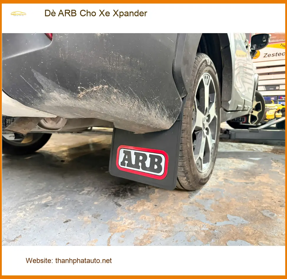 Anh Khải lắp Dè ARB cho xe Xpander tại Quận Nhà Bè tránh bùn đất văng bẩn ảnh thực tế 4