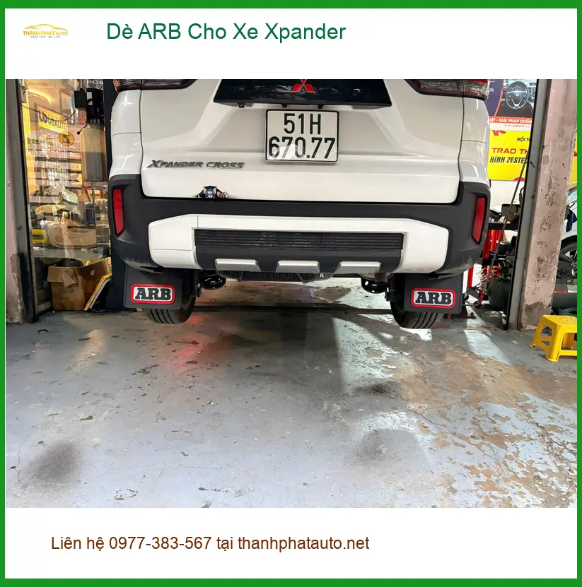 Chị Mai lắp dè ARB cho Xpander tại Quận 3 tránh sình lầy khi mưa ảnh thực tế 2