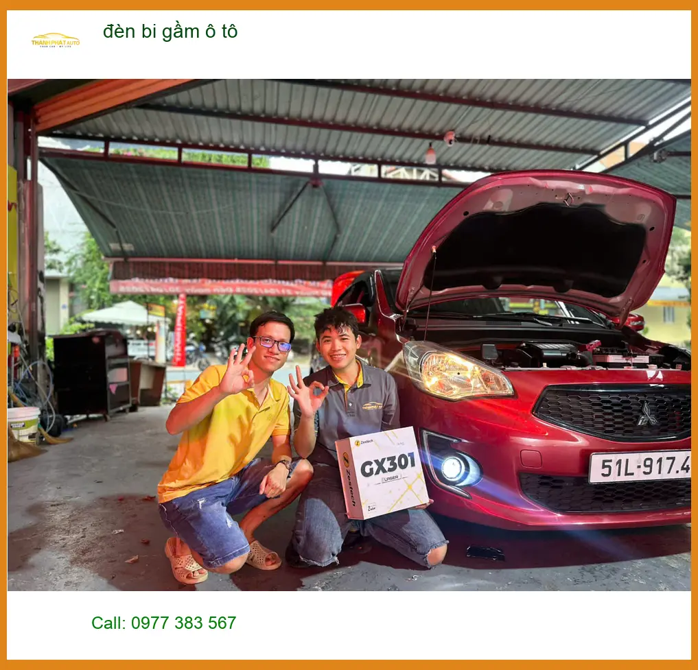 Anh Khang độ đèn bi gầm ô tô cho Hyundai Creta tại Thủ Đức vì đèn zin yếu khi trời mưa ảnh thực tế 2