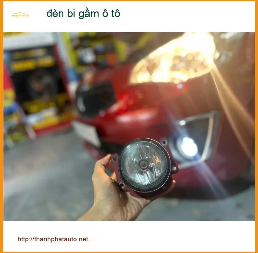 Anh Minh độ đèn bi gầm ô tô Hyundai Accent tại Quận 7 vì đèn zin yếu ảnh thực tế 2