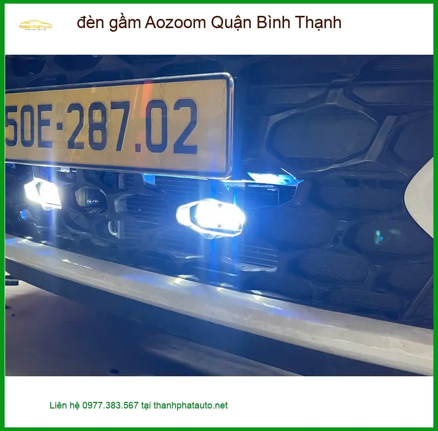 Trung Tâm Độ Đèn Ô Tô đèn gầm Aozoom Quận Bình Thạnh - Nâng Cấp Chính Hãng ảnh thực tế 2