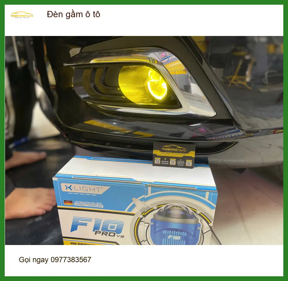 Anh Khang độ đèn gầm ô tô cho Honda CRV tại Quận 5 vì thường xuyên đi đường tối ảnh thực tế 4