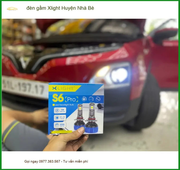Trung Tâm Độ Đèn Ô Tô đèn gầm Xlight Huyện Nhà Bè - Lắp Đặt Uy Tín TPHCM