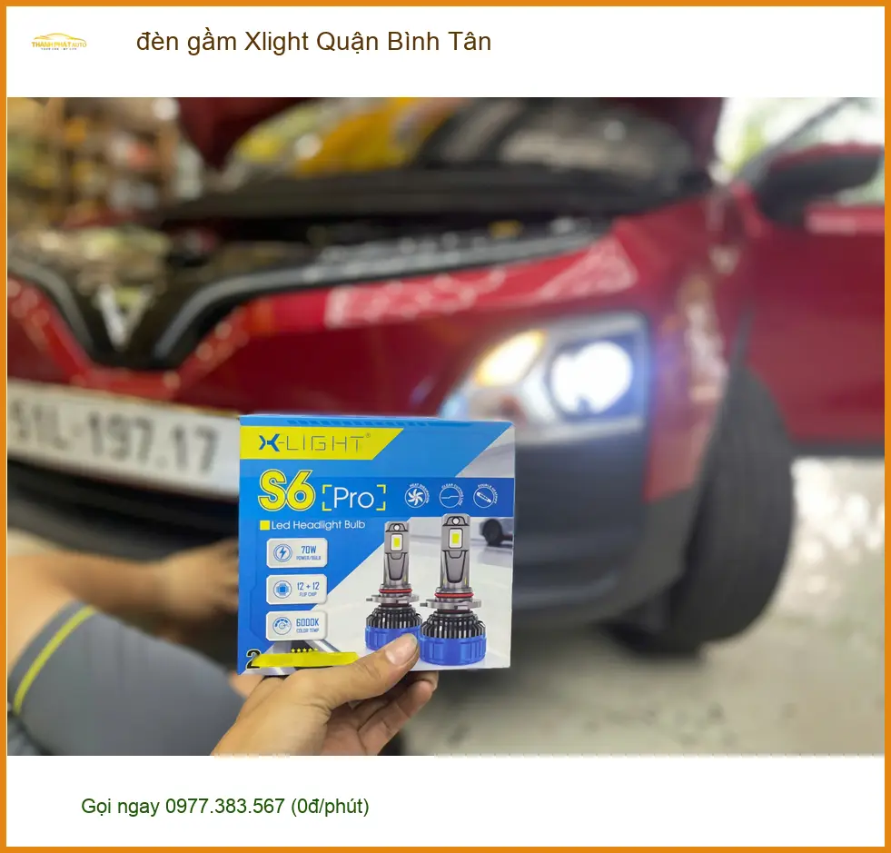 Trung Tâm Độ Đèn Ô Tô đèn gầm Xlight Quận Bình Tân - Lắp Đặt Uy Tín TPHCM ảnh thực tế 2