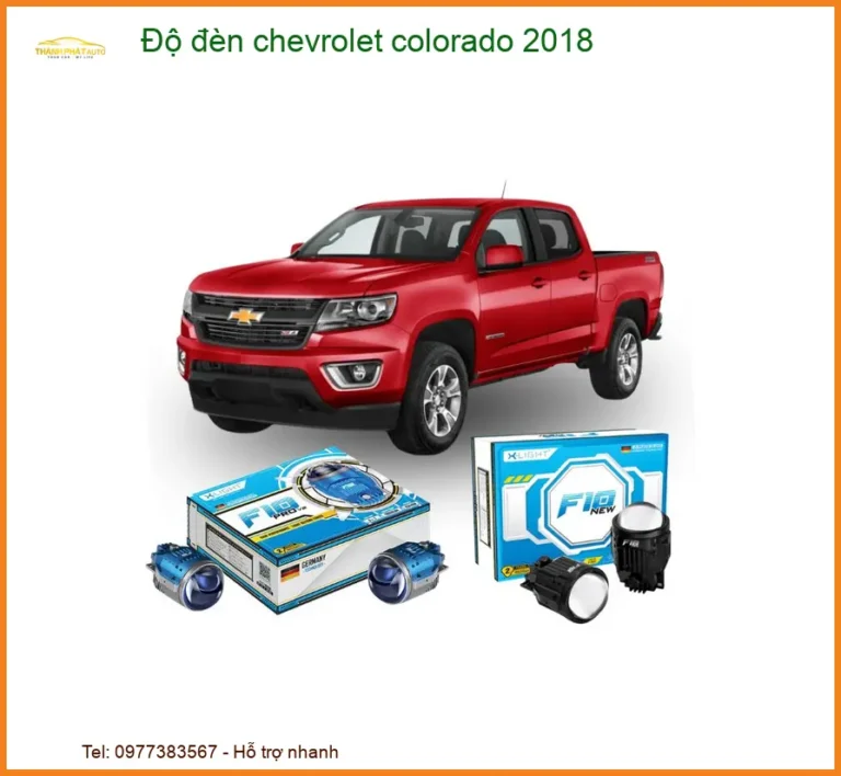 Độ Đèn LED Bi Xenon Chevrolet Colorado 2018 - Trung Tâm Lắp Đặt Chính Hãng TPHCM