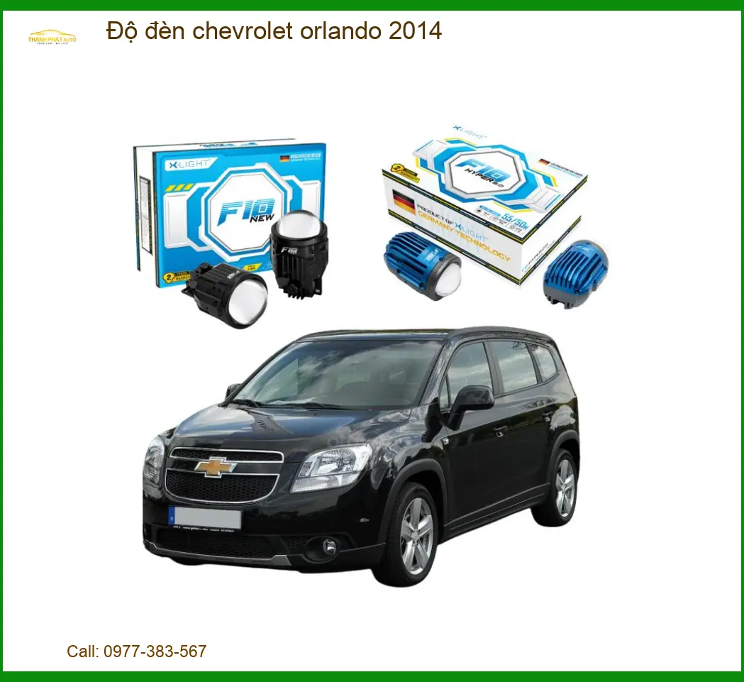 Độ Đèn Chevrolet Orlando 2014 - Trung Tâm Độ Đèn Ô Tô Chính Hãng TPHCM