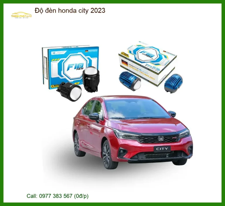 Độ Đèn Bi LED Gầm Honda City 2023 - Trung Tâm Lắp Đặt Uy Tín Giá Tốt TPHCM