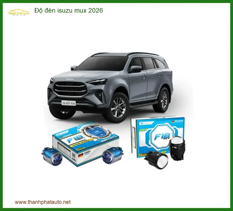 Độ Đèn Isuzu MU-X - Trung Tâm Nâng Cấp Đèn Chính Hãng Giá Tốt TPHCM