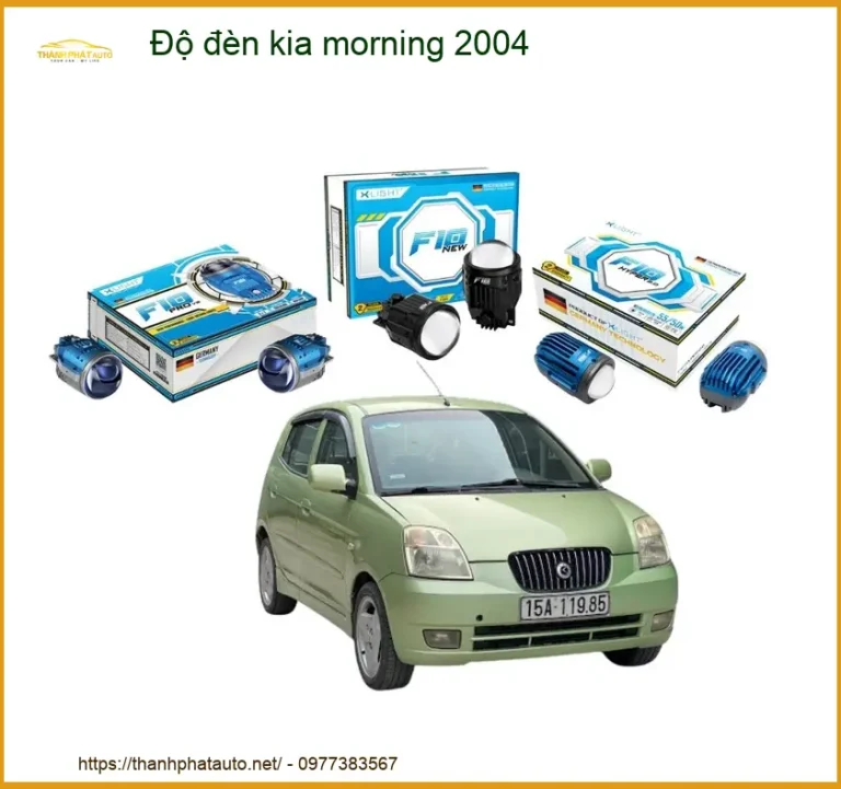 Độ Đèn Bi Gầm LED Kia Morning 2004 - Địa Chỉ Lắp Đặt Chính Hãng TPHCM