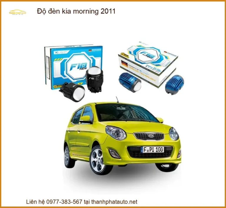 Nâng Cấp Độ Đèn Kia Morning 2011 - Trung Tâm Lắp Đặt Uy Tín Chính Hãng TPHCM