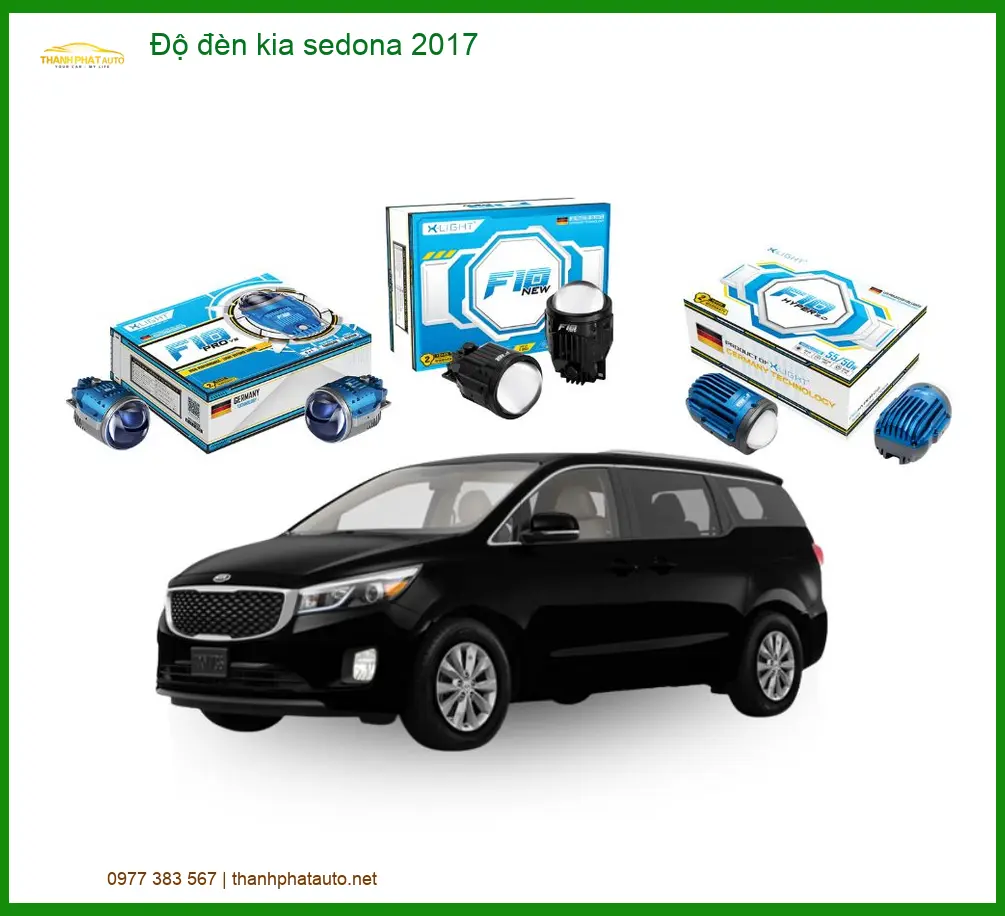 Độ Đèn Bi Gầm Laser Led Kia Sedona 2017 - Trung Tâm Thi Công Chính Hãng TPHCM