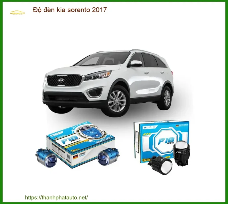Nâng Cấp Độ Đèn Bi LED Kia Sorento 2017 - Địa Chỉ Lắp Đặt Chính Hãng TPHCM