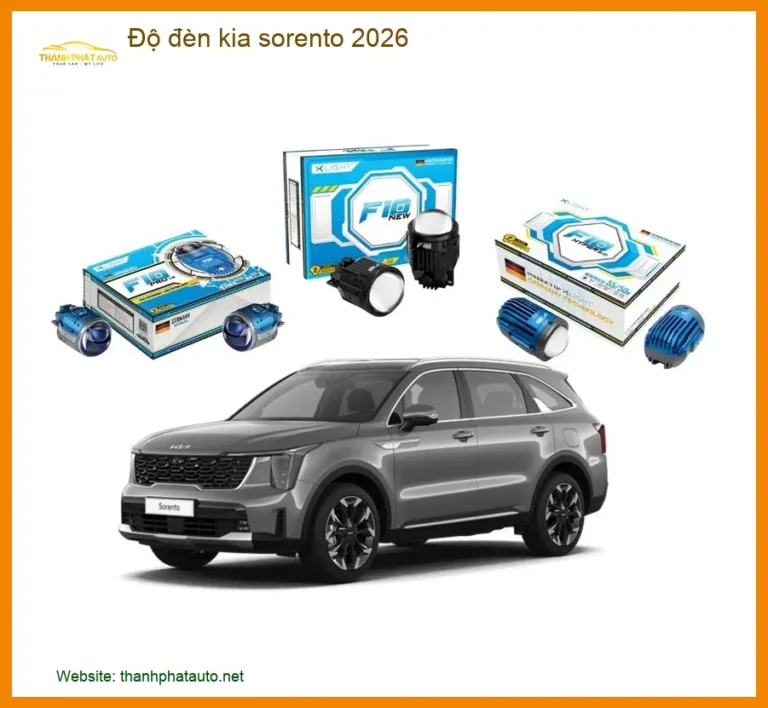Độ Đèn Bi Gầm LED Tăng Sáng Cao Cấp Xe Kia Sorento 2026 - Trung Tâm Độ Uy Tín TPHCM