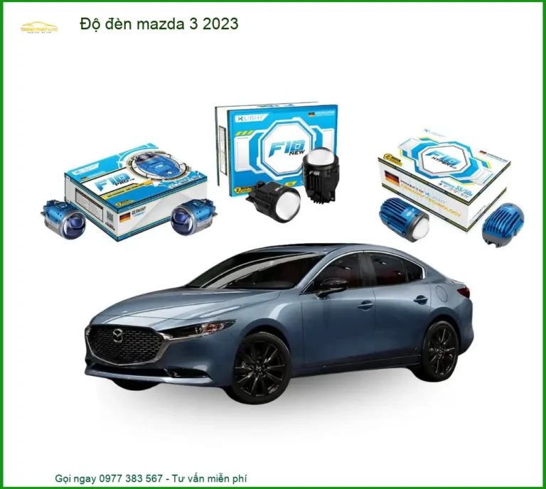 Độ Đèn Bi LED Laser Mazda 3 2023 - Địa Chỉ Nâng Cấp Chính Hãng TPHCM