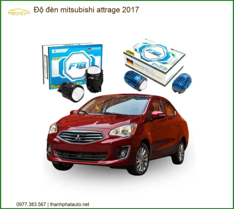 Độ Đèn Mitsubishi Attrage 2017 - Trung Tâm Nâng Cấp Chính Hãng TPHCM