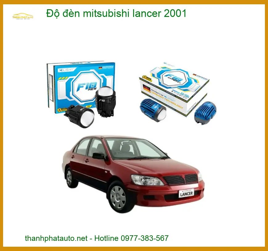 Độ đèn Mitsubishi Lancer 2001 - Địa Chỉ Lắp Đặt Đèn Xe Chính Hãng TPHCM