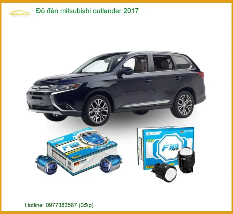 Độ Đèn Bi LED Mitsubishi Outlander 2017 - Trung Tâm Nâng Cấp Đèn Uy Tín TPHCM