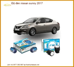 Độ Đèn LED Bi Xenon Nissan Sunny 2017 - Địa Chỉ Lắp Đặt Uy Tín Giá Tốt TPHCM