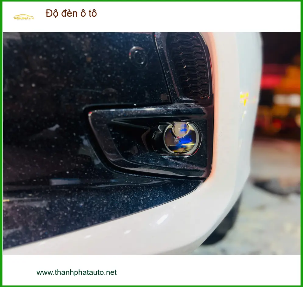 Anh Duy độ đèn ô tô Honda CR-V tại Quận 8 vì đèn zin quá yếu khi trời tối ảnh thực tế 4