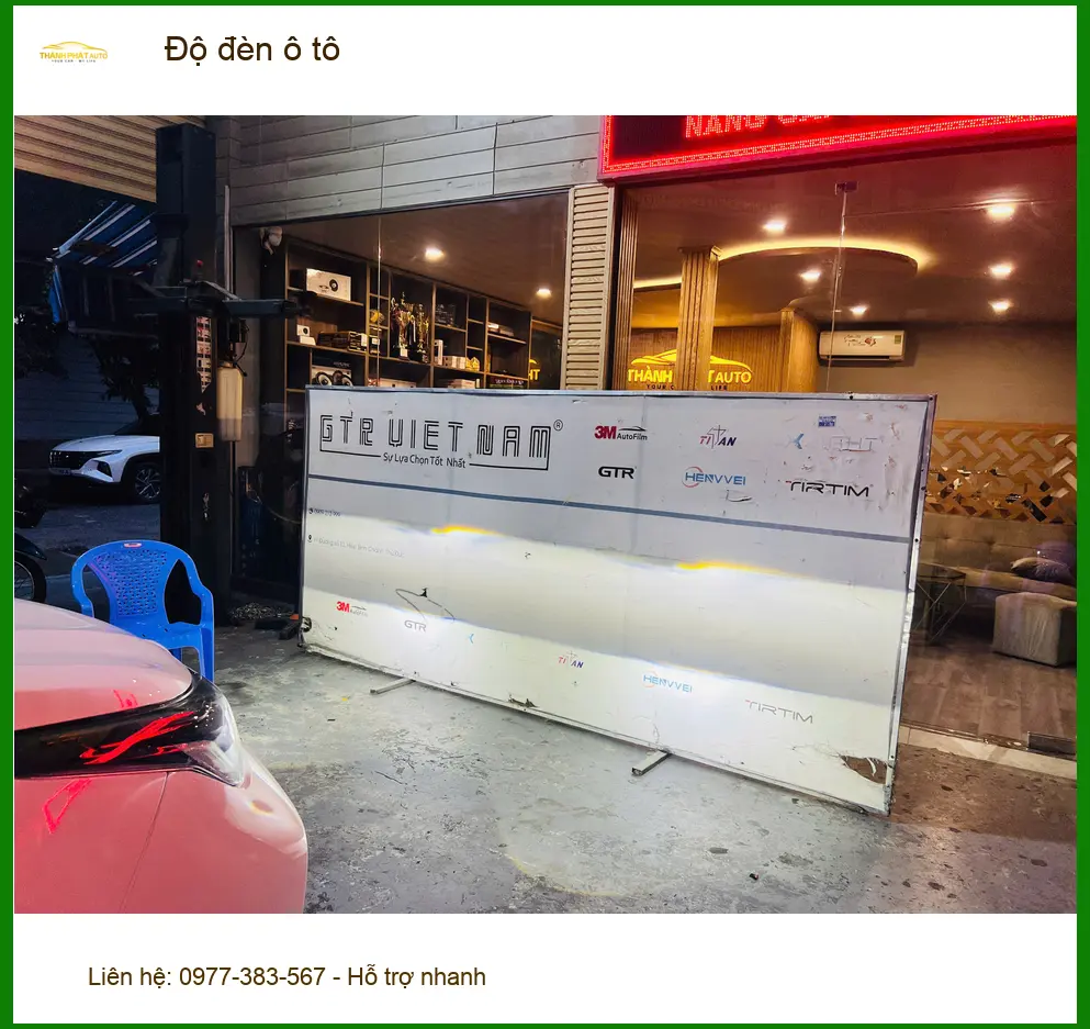 Anh Khánh độ đèn ô tô cho Hyundai Creta tại Hóc Môn vì đèn zin quá yếu khi đi đêm