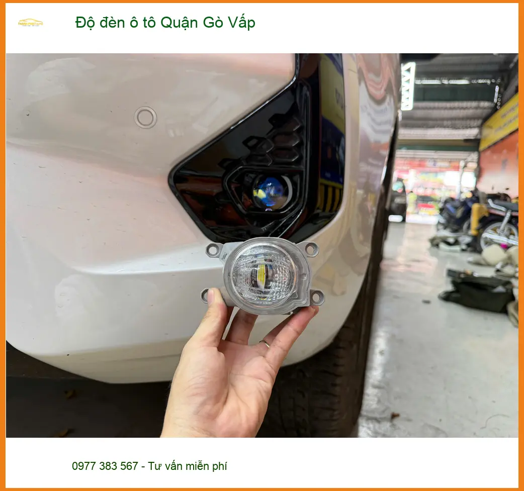 Cửa Hàng Lắp Đặt Độ Đèn Ô Tô đèn ô tô Quận Gò Vấp - Nâng Cấp Chính Hãng ảnh thực tế 2