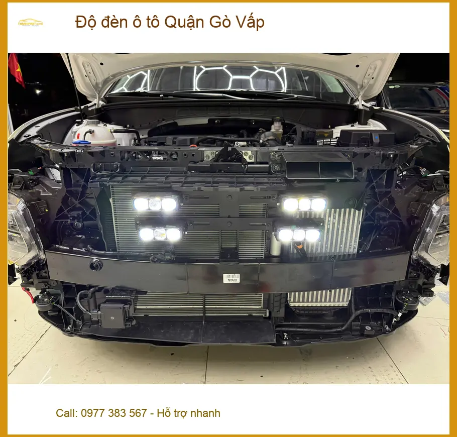 Cửa Hàng Lắp Đặt Độ Đèn Ô Tô đèn ô tô Quận Gò Vấp - Nâng Cấp Chính Hãng ảnh thực tế 3