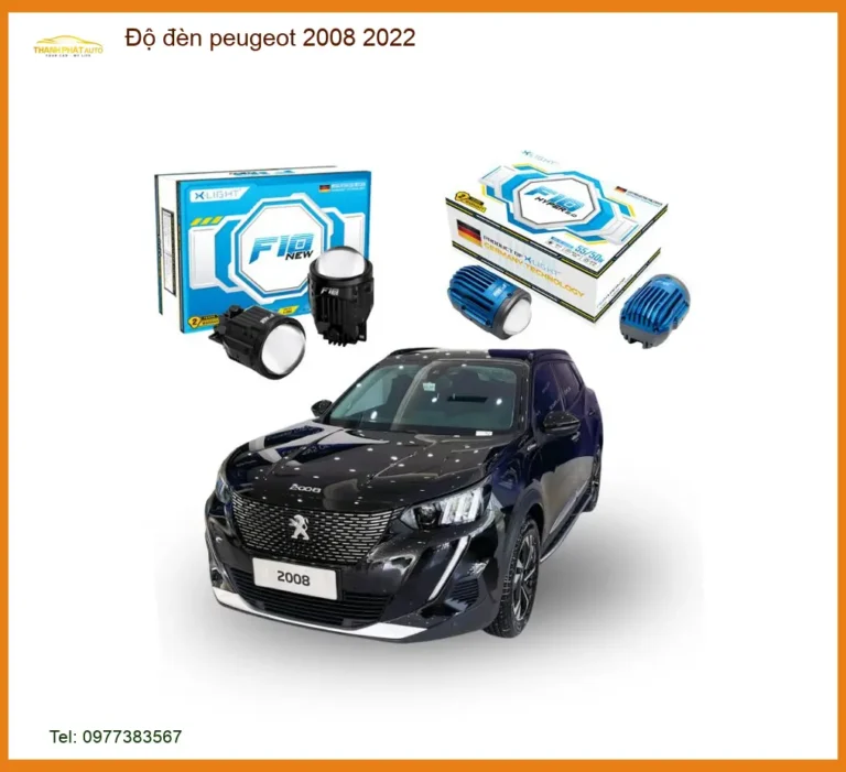 Độ Đèn Pha Bi LED Peugeot 2008 2022 - Địa Chỉ Lắp Đặt Uy Tín TPHCM