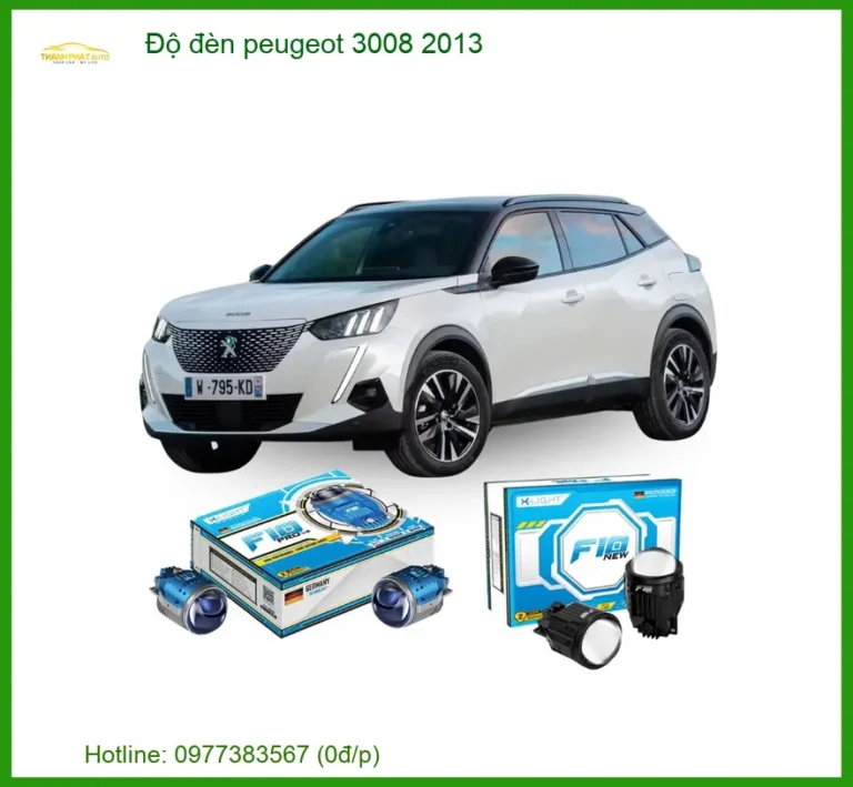 Độ Đèn Bi LED Laser Cho Peugeot 3008 2013 - Địa Chỉ Độ Đèn Uy Tín TPHCM