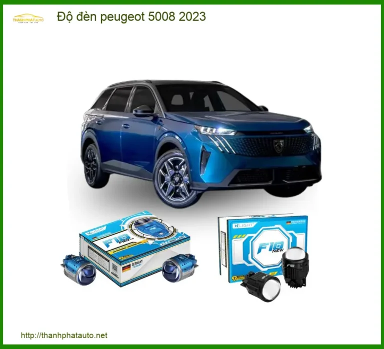 Độ Đèn Bi LED Tăng Sáng Peugeot 5008 2023 - Địa Chỉ Lắp Đặt Chính Hãng TPHCM