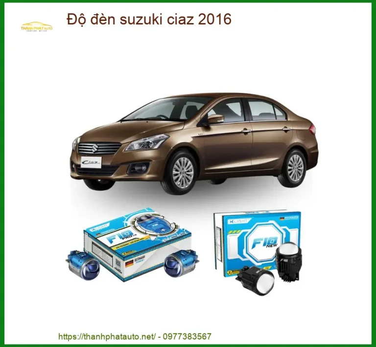 Gói Độ Đèn LED Bi Xenon Suzuki Ciaz 2016 Cao Cấp - Đơn Vị Gắn Chính Hãng TPHCM