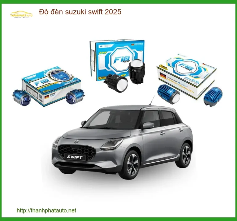 Độ đèn Bi LED Laser Suzuki Swift - Địa Chỉ Lắp Đặt Chính Hãng Uy Tín TPHCM