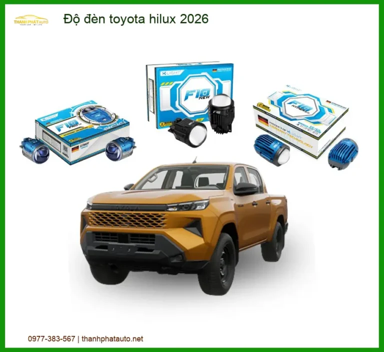 Độ Đèn Bi LED Laser Cao Cấp Toyota Hilux 2026 - Trung Tâm Độ Đèn Uy Tín TPHCM