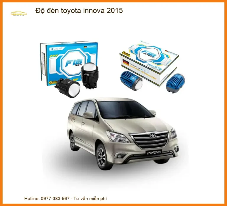 Độ Đèn Bi LED Laser Toyota Innova 2015 - Địa Chỉ Lắp Đặt Uy Tín TPHCM
