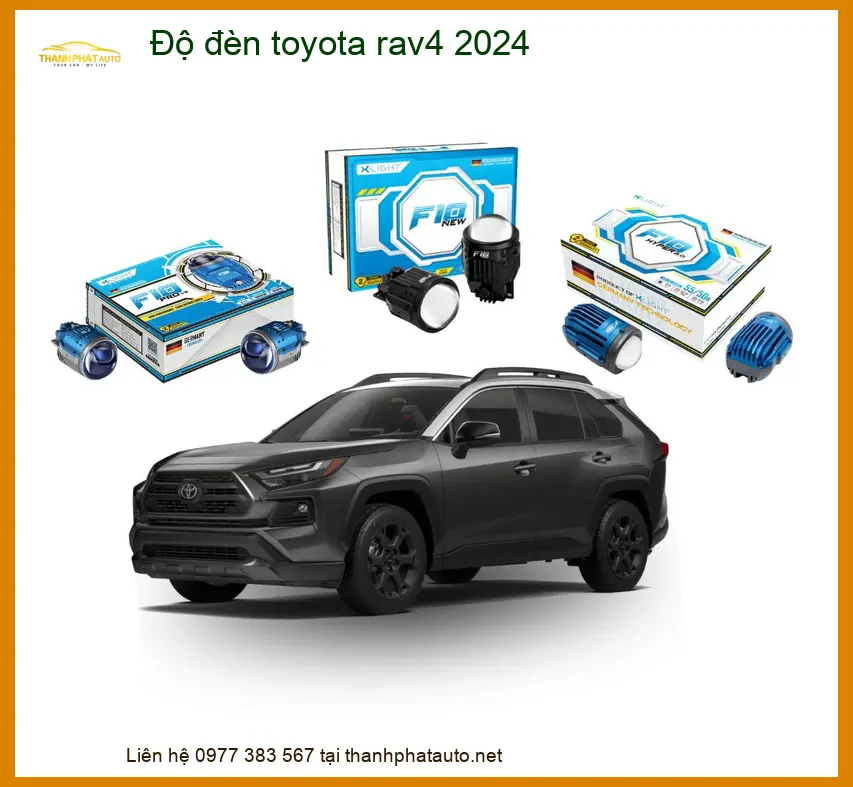 Độ Đèn Bi LED Toyota Rav4 2024 - Trung Tâm Lắp Đặt Uy Tín TPHCM