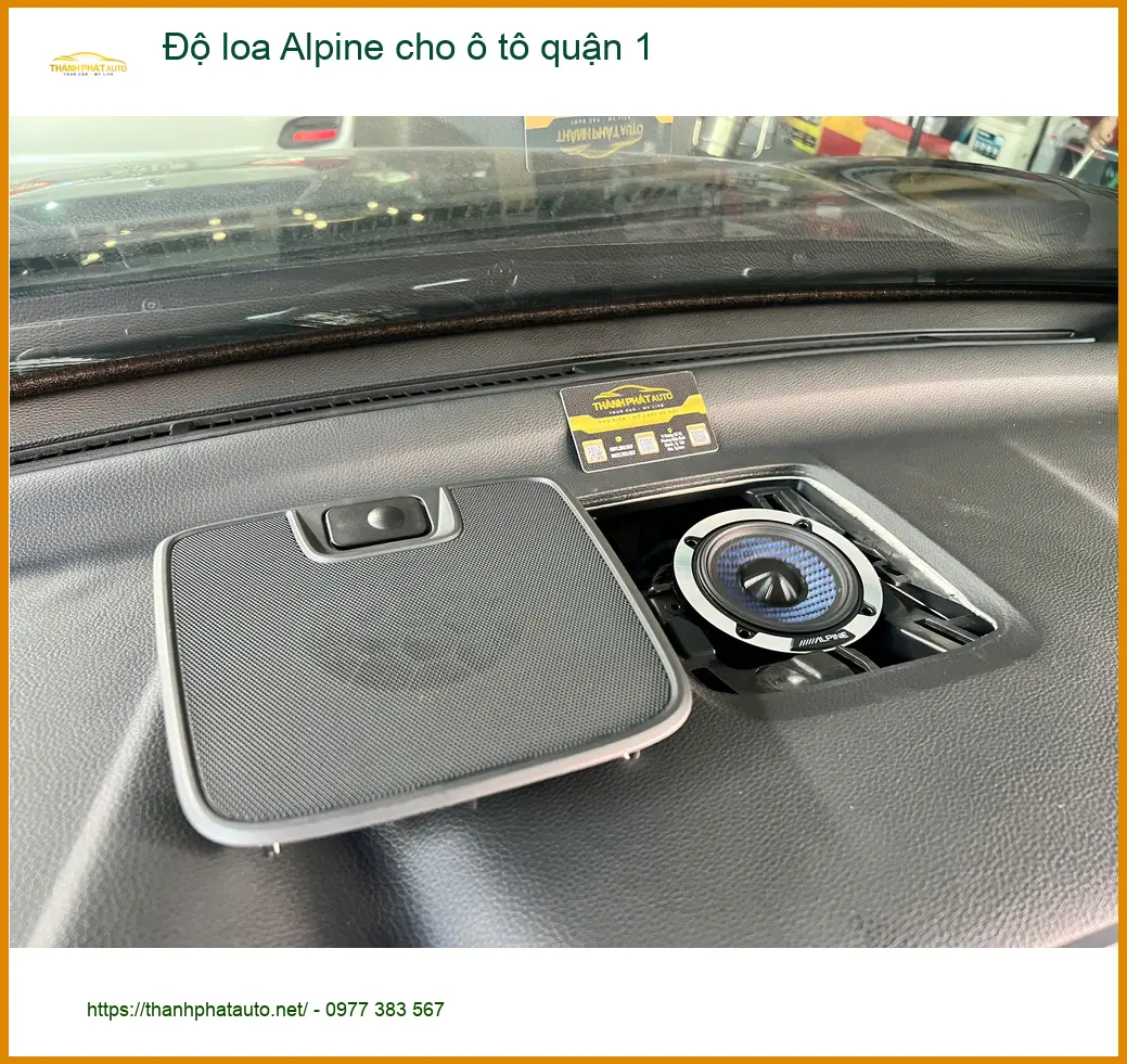 Địa Chỉ Độ Loa Ô Tô loa Alpine cho ô tô quận 1 - Lắp Đặt Uy Tín TPHCM ảnh thực tế 2