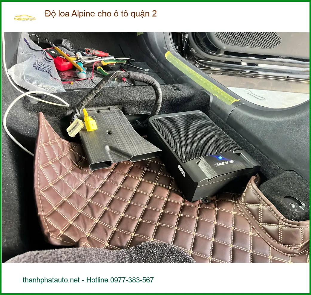 Trung Tâm Độ Loa Ô Tô loa Alpine cho ô tô quận 2 - Nâng Cấp Chính Hãng