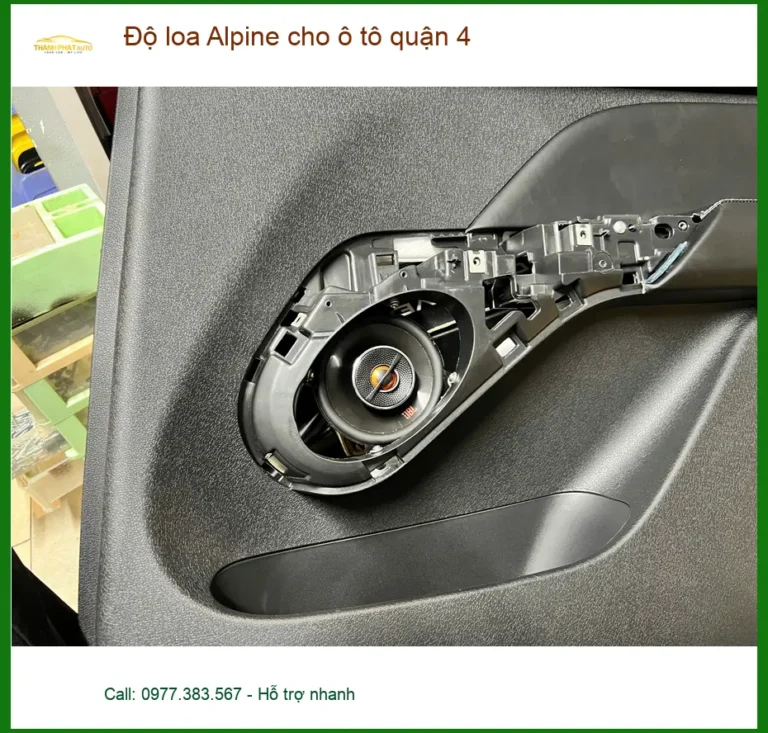 Nơi Độ Loa Ô Tô loa Alpine cho ô tô quận 4 - Giá Tốt TPHCM