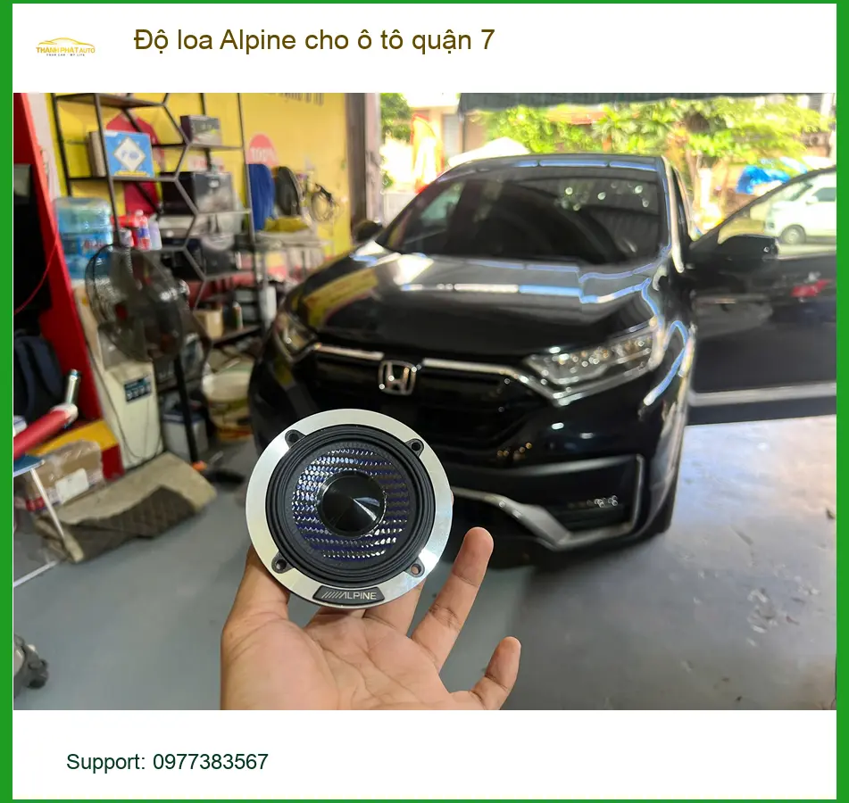 Trung Tâm Độ Loa Ô Tô loa Alpine cho ô tô quận 7 - Nâng Cấp Chính Hãng