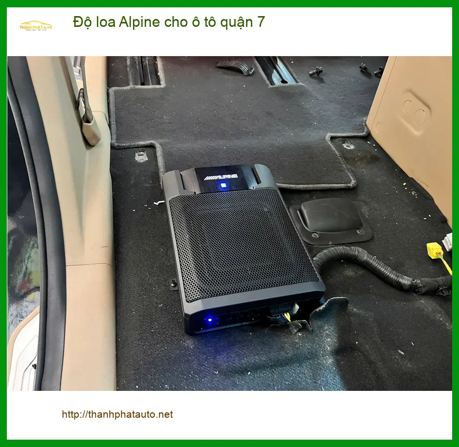 Trung Tâm Độ Loa Ô Tô loa Alpine cho ô tô quận 7 - Nâng Cấp Chính Hãng ảnh thực tế 3